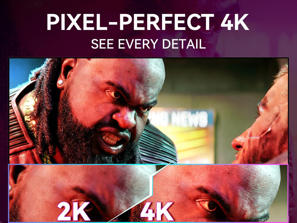 CUNPU 27' 4K 160Hz Ultimate Gaming Monitor, UHD Fast IPS 1ms, G-Sync Compatible & FreeSync, 99% DCI-P3, HDR400, HDMI 2.1 for PS5/Xbox 4K 120Hz, Full Ergonomic Stand