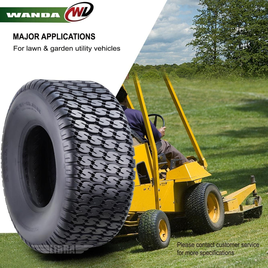 WANDA 22X9.5-10 Lawn Mower Tractor Cart Turf Tires 4 Ply 22x9.5x10 -Set 2-13217