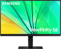 SAMSUNG 24' ViewFinity S6 (S60D) Series QHD High Resolution Computer Monitor, 100Hz, HDR10, Multiple Ports w/ HDMI, DisplayPort, USB-A, Easy Setup, Height Adjustable Stand, LS24D606EANXZA, 2024