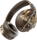 Skullcandy Crusher ANC 2 Wireless Over-Ear Bluetooth Headphones with Multi-Sensory Bass, Active Noise Cancelling, Up to 60 Hours Battery, Microphone for iPhone Android - Realtree Edge Colors Espresso