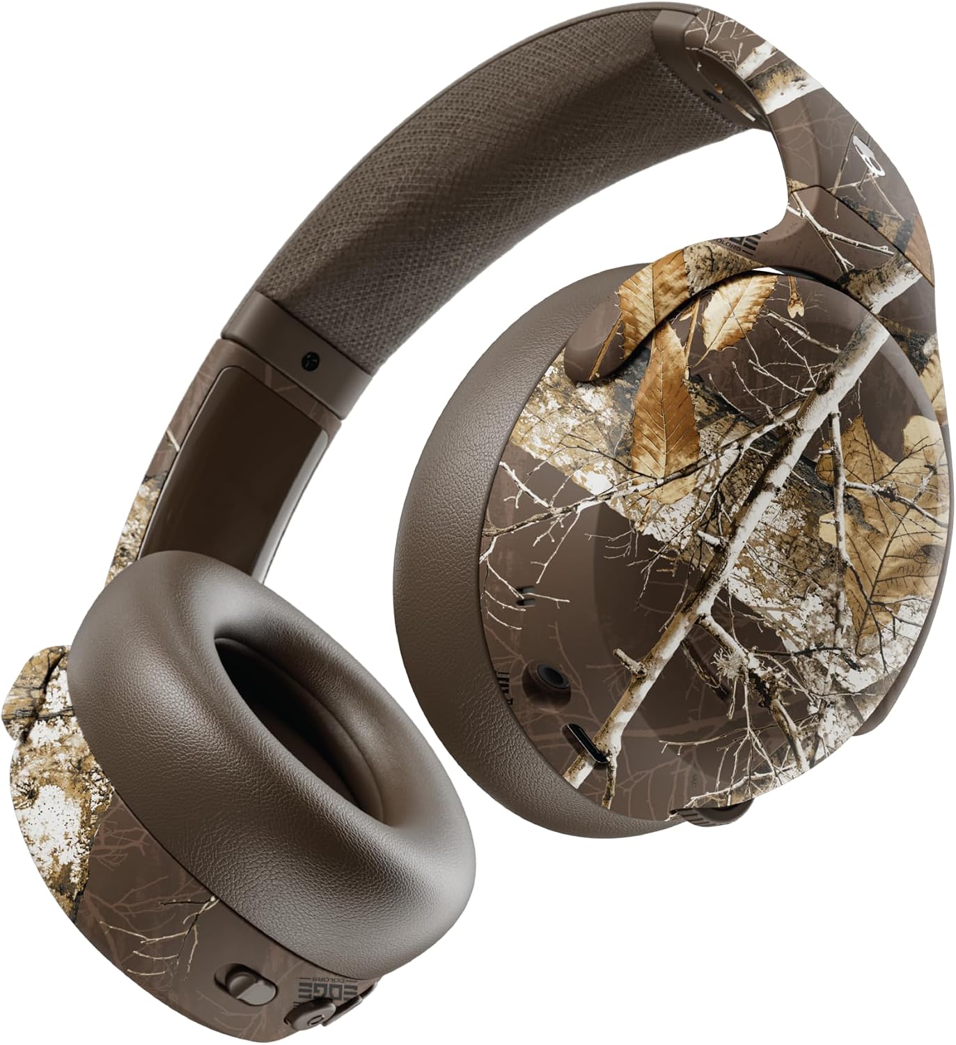Skullcandy Crusher ANC 2 Wireless Over-Ear Bluetooth Headphones with Multi-Sensory Bass, Active Noise Cancelling, Up to 60 Hours Battery, Microphone for iPhone Android - Realtree Edge Colors Espresso