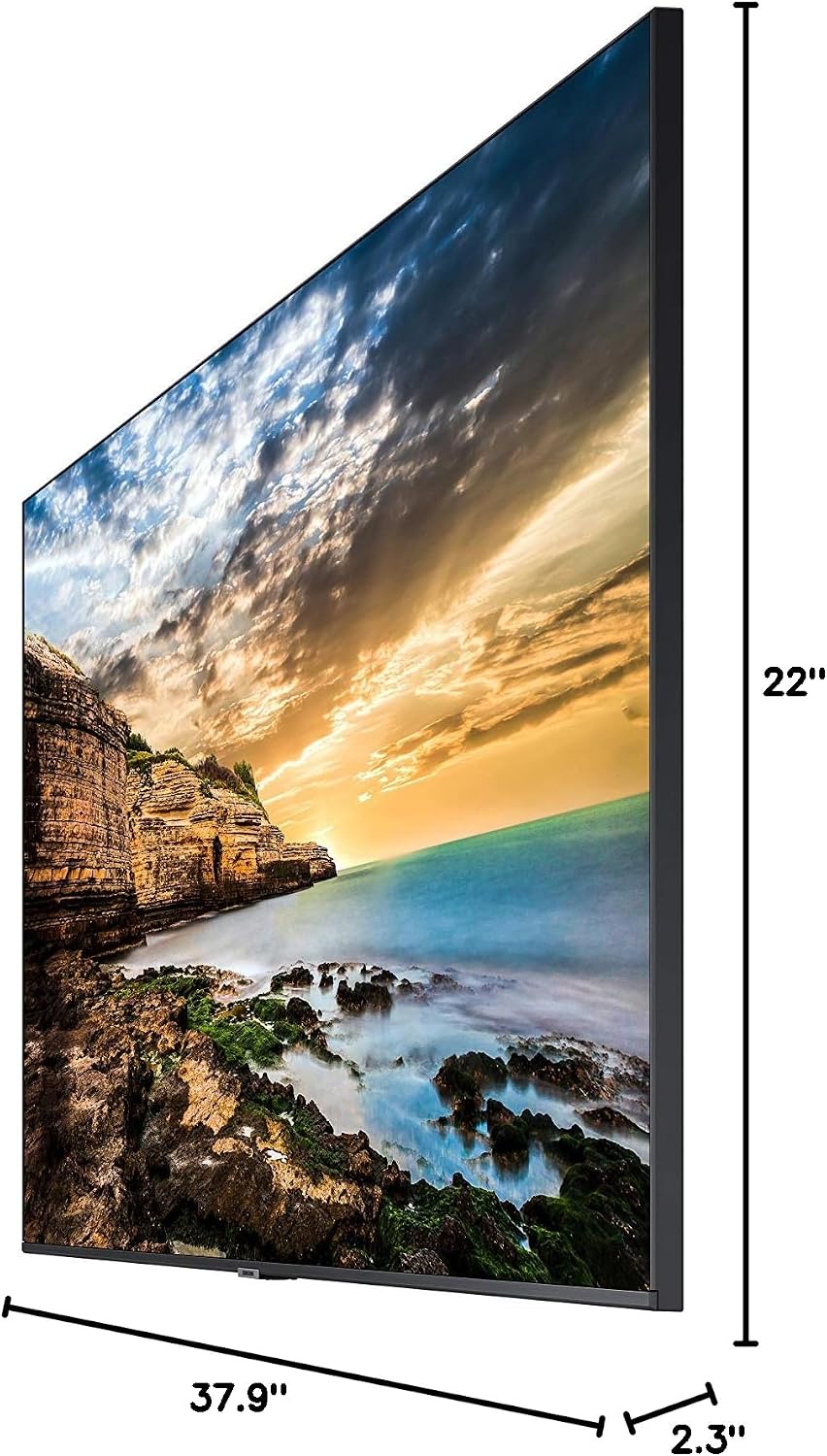 SAMSUNG 43' QET Series LFD Display with Integrated MagicInfo Lite Player, Crystal 4K Processor and UHD Resolution, 8ms Response Time, 300 nit, Home UI, Built-in Speakers, LH43QETELGCXZA