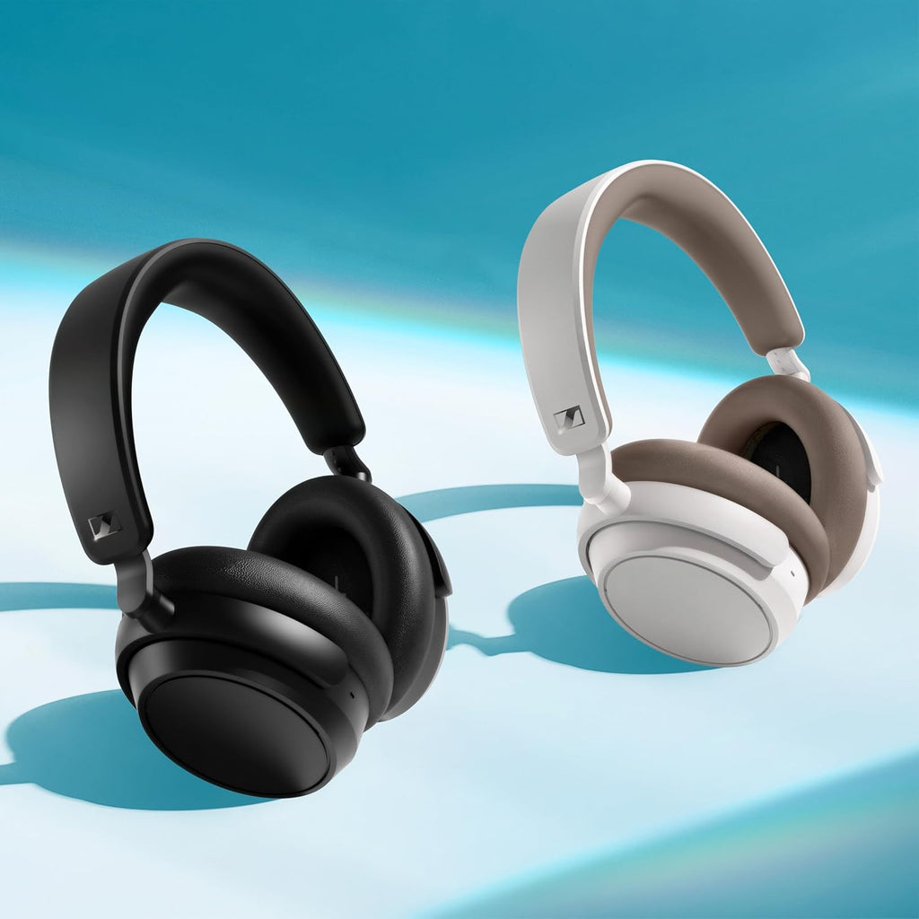 Sennheiser ACCENTUM Plus Wireless Bluetooth Headphones Noise Cancelling - Quick-Charge Feature, 50-Hr Battery Playtime, Adaptive Hybrid ANC, Bluetooth Over Ear Headphones for Traveling, School, White