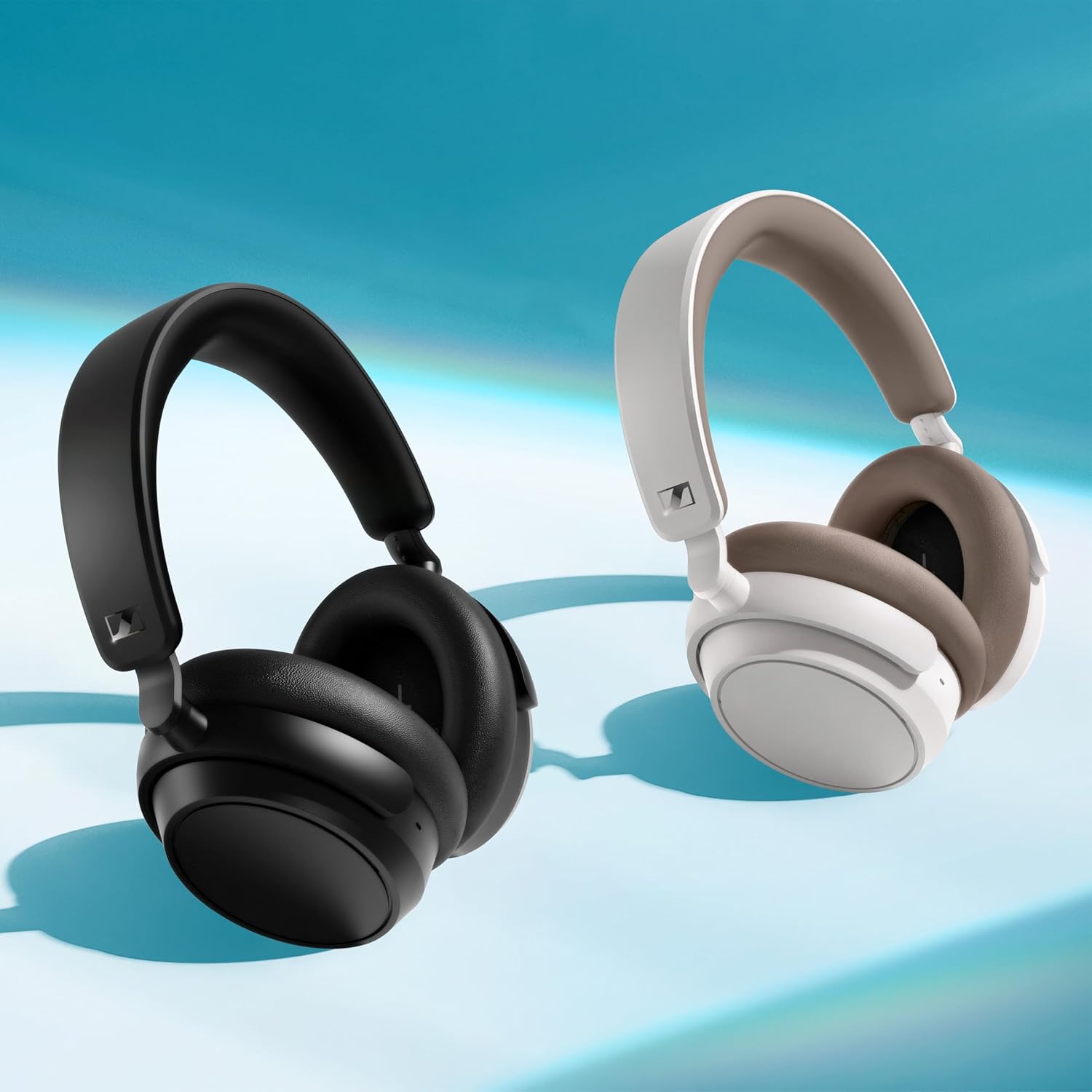 Sennheiser ACCENTUM Plus Wireless Bluetooth Headphones Noise Cancelling - Quick-Charge Feature, 50-Hr Battery Playtime, Adaptive Hybrid ANC, Bluetooth Over Ear Headphones for Traveling, School, White