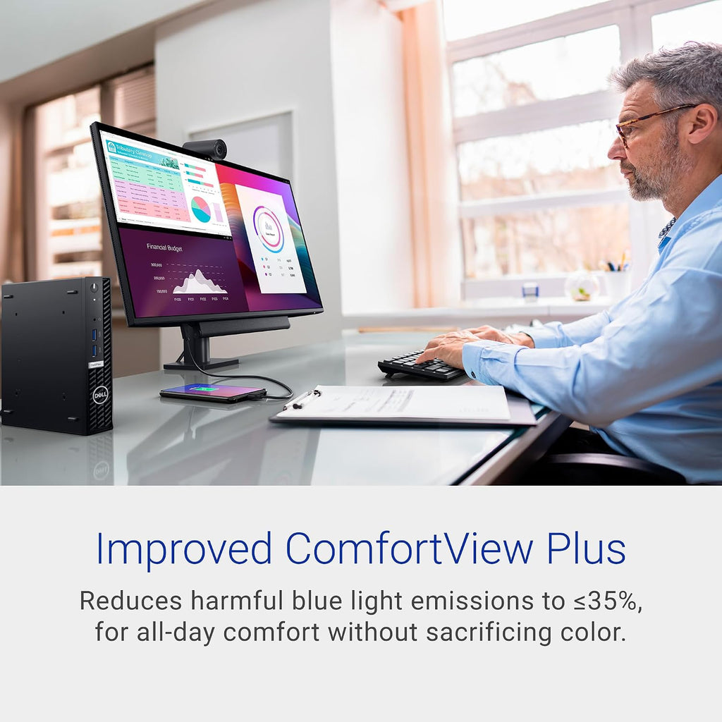 Dell 27 Monitor - P2725H - 27-inch Full HD (1920 × 1080) 100Hz Display, IPS Panel, 99% sRGB, 1500:1 Contrast Ratio, Tilt/Swivel/Pivot/Height Adjustable, 3-Year Advanced Exchange Service - Black