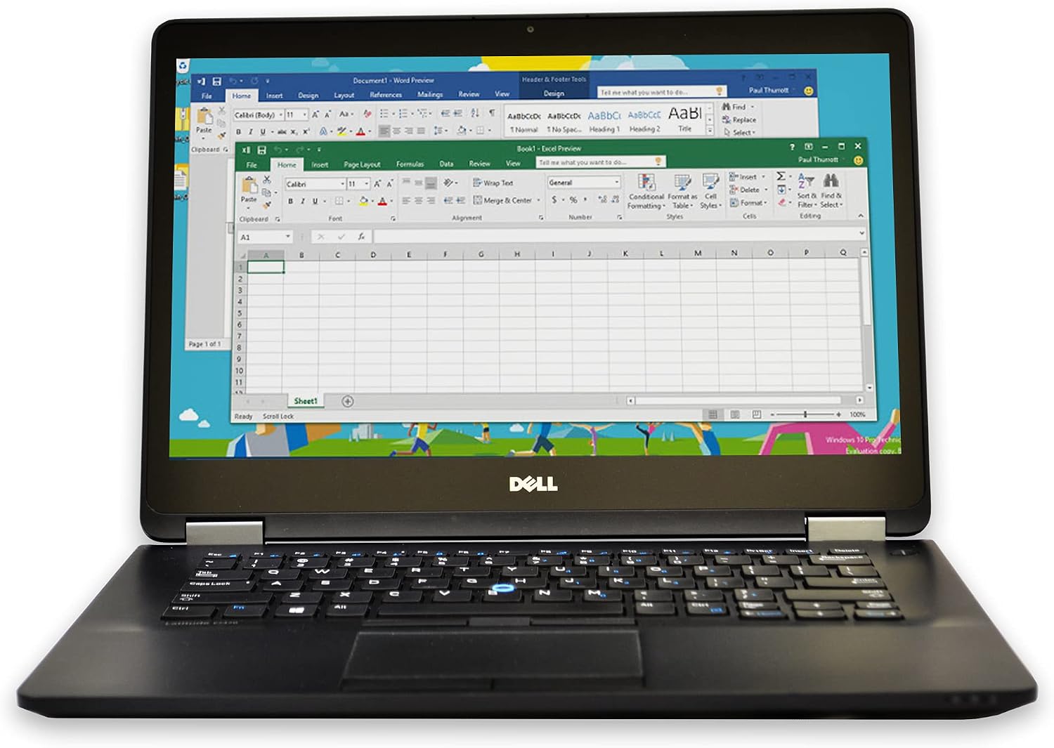 Dell Latitude E7450 Ultrabook Laptop: 14in hd (1366x768), Intel I5-5300U , 128GB SSD, 8Gb Ram, Bluetooth, Win 10 Professional (Renewed)