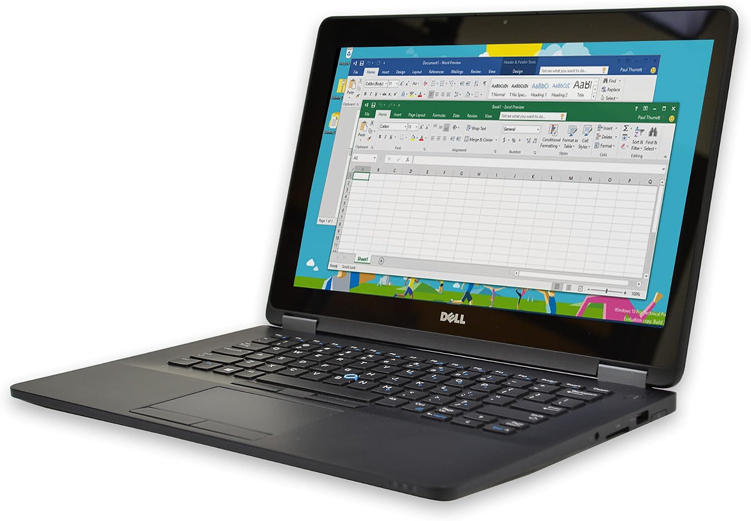 Dell Latitude E7450 Ultrabook Laptop: 14in hd (1366x768), Intel I5-5300U , 128GB SSD, 8Gb Ram, Bluetooth, Win 10 Professional (Renewed)