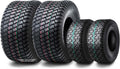 WANDA Set 4 Lawn Mower Turf Tires 15x6-6 Front & 18x9.5-8 Rear /4PR -13016/13032