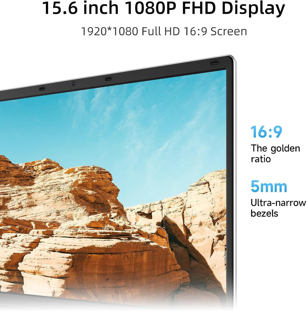 jumper 15.6' Windows 11 Laptop, 5205U Processor 1.9GHz, 12GB RAM 640GB Storage, 1 Year Office 365, HDMI, WiFi 5, USB 3.0 Type-C, Full HD Display Laptop with Numeric Keyboard for Business Student