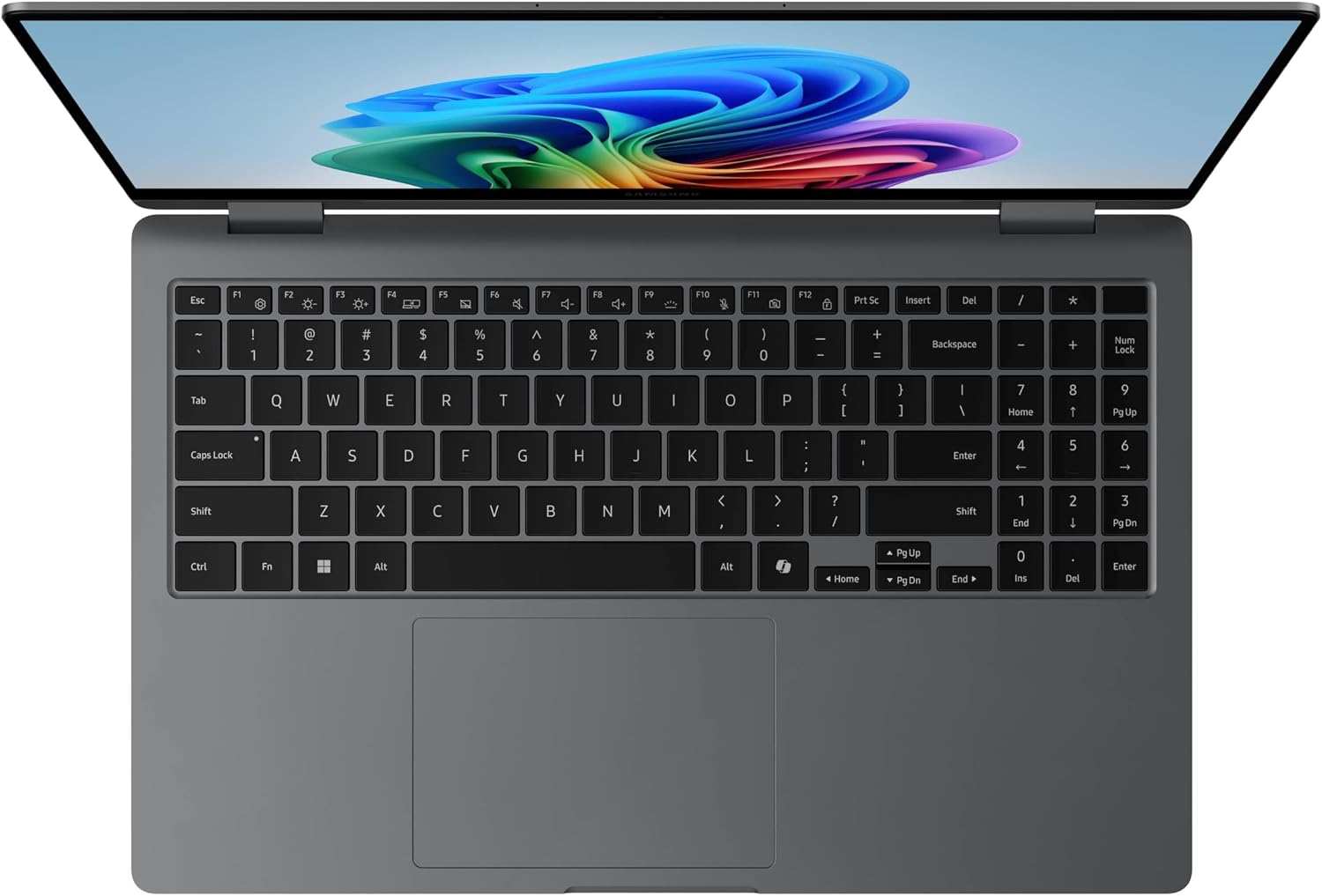Samsung 15.6' Galaxy Book5 360 Copilot+ PC, AI Business Laptop, Windows 11 Pro, Intel Core Ultra 7 Processor 256V, FHD AMOLED Touchscreen, 16GB/512GB, 2025 Model, NP754QHA-KA2US, Gray