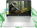 HP Laptop with Microsoft Office and 1TB Cloud Storage (1-Year) | 14 inch HD Computer | 16GB RAM | 128GB UFS | Intel 4-Core CPU(Beat i3-10110U) | Webcam | USB-C | Windows 11 Home in S Mode | LE Bundle