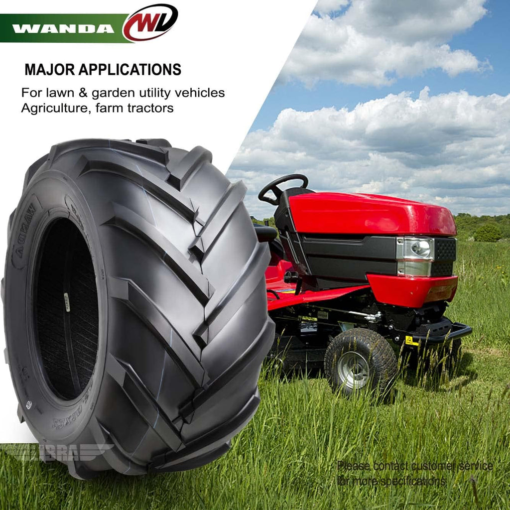 WANDA Set 4 13X5-6 & 23X8.5-12 Lawn Mower Agriculture Farm Tractor Cart Turf Tires 13077-13073