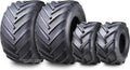 WANDA Set 4 18X8.5-8 & 26X12-12 Lawn Mower Agriculture Farm Tractor Tires Super Lug 4 Ply-13079/13215
