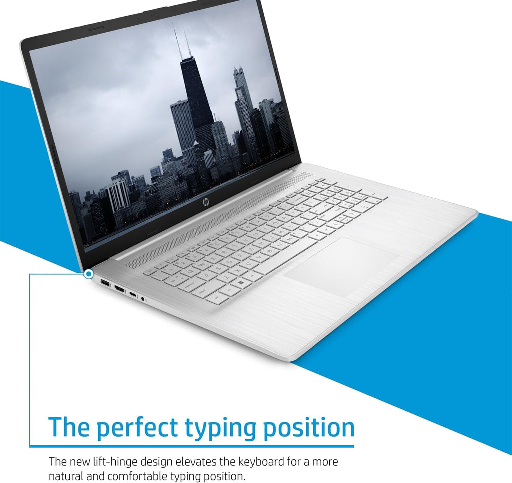 HP Latest Business Professional Laptop, 17.3' HD+ Touchscreen, Intel Core i5-1335U, 8GB RAM, 512GB SSD, Webcam, HDMI, FP Reader, Backlit KB, Wi-Fi 6, Windows 11 Pro, Silver
