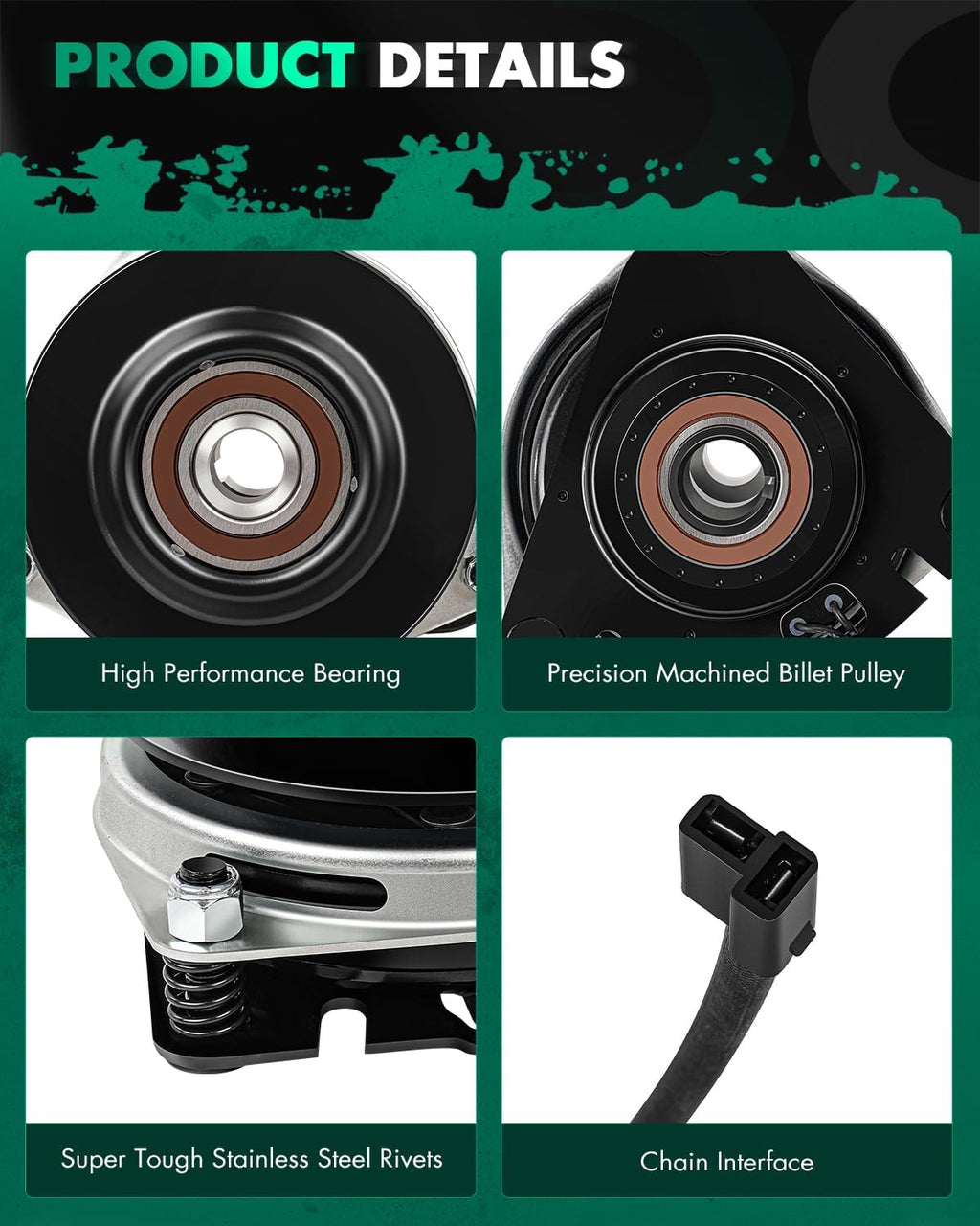 Electric Lawnmower, SCITOO PTO Clutch Fit For Ogura MA-GT-SN11 for Snapper 7029232 7029232SM 7029232YP 7029232
