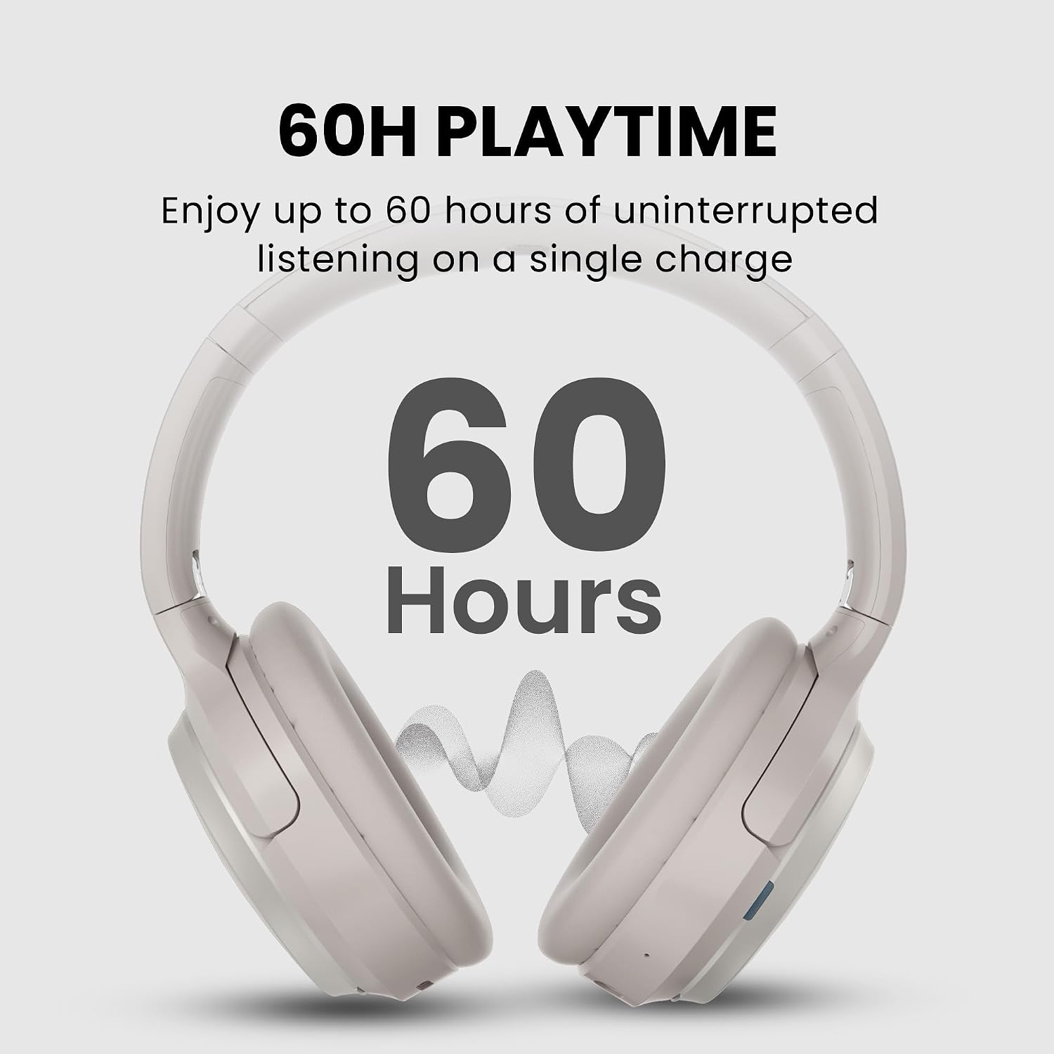 Avantree Eon Me – Personalized Sound Bluetooth Headphones for Seniors & Hard of Hearing, with Left & Right Ear Compensation, Clear Speech, Replaceable Battery, 60H Playtime, and Charging Stand