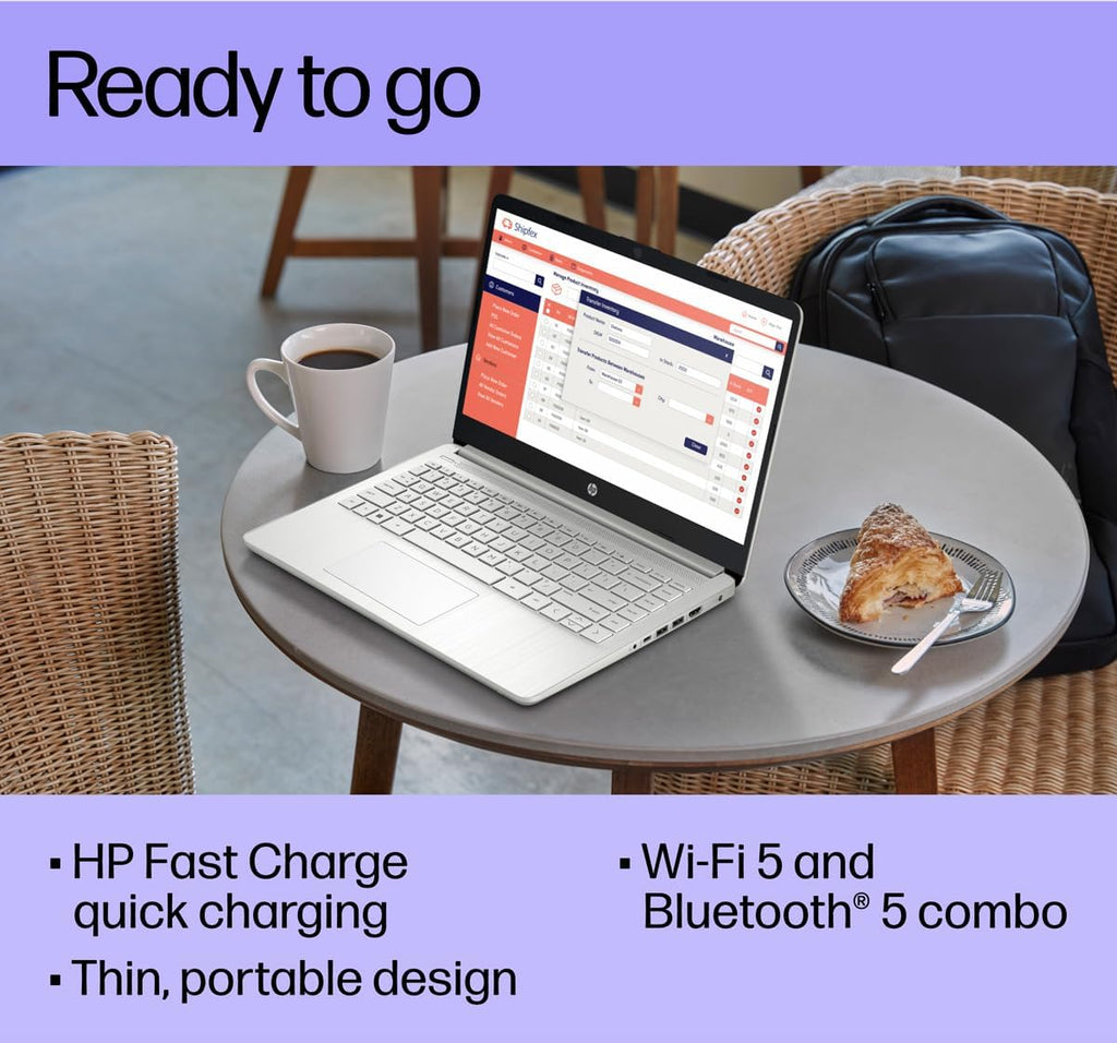 HP 14' Ultra-Light Laptop for Student & Home (Narrow-Bezel Display, Intel Pentium N5030, 16GB RAM, 512GB SSD, 1-Year Office 365) 11-Hr Long Battery Life, Webcam, Wi-Fi, IST Card, Win 11 Home, Silver