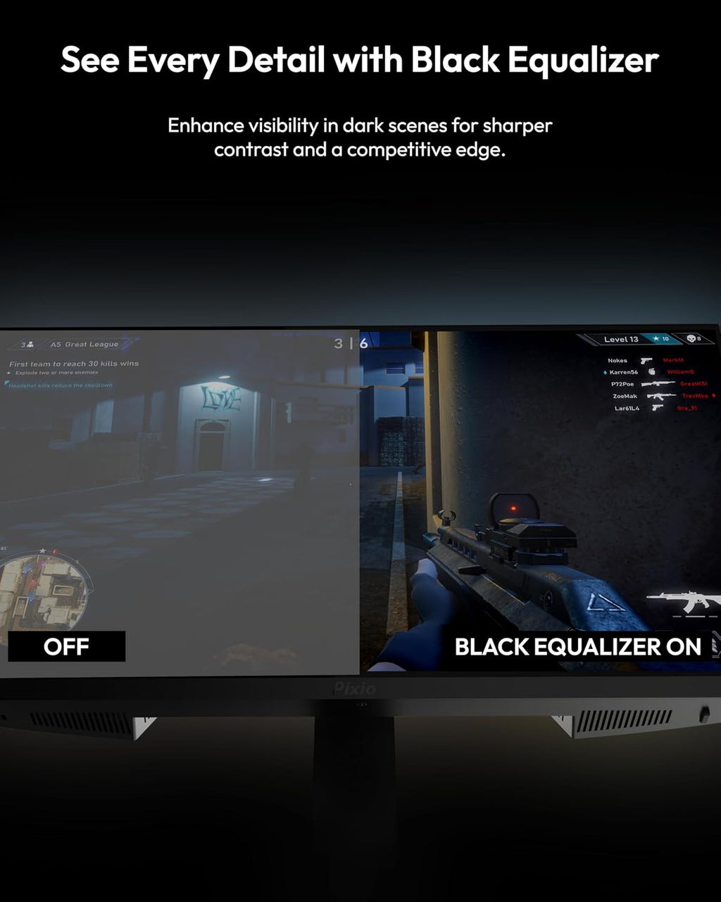 Pixio PX279 Prime Neo 27 inch 240Hz Refresh Rate FHD 1080p Resolution Fast IPS Panel 1ms GTG Response Time Gaming Monitor with Adaptive Sync and Fully Adjustable Stand