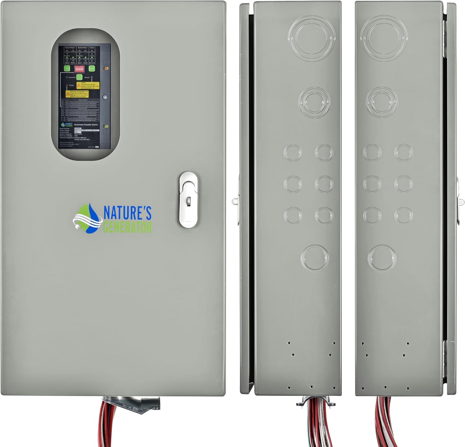Nature's Generator Pre-Wired Automatic Transfer Switch 120V/240V 50A 12 Circuits
