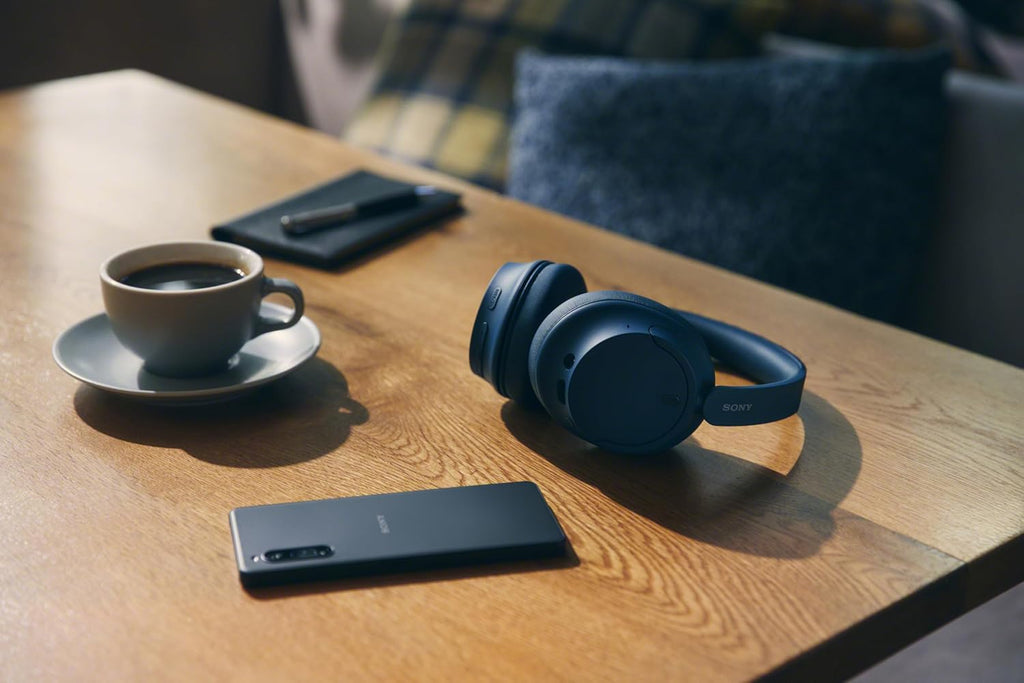 Sony WH-CH720NL Noise Canceling Wireless Bluetooth Headphones - Built-in Microphone - up to 35 Hours Battery Life and Quick Charge - Navy Blue