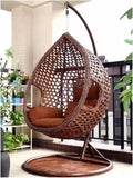 Home Rattan Chairs- Hanging Basket Cradle Hammock Balcony Swing Rocking Chair Indoor Hanging Basket Chair Patio Lounge Chair