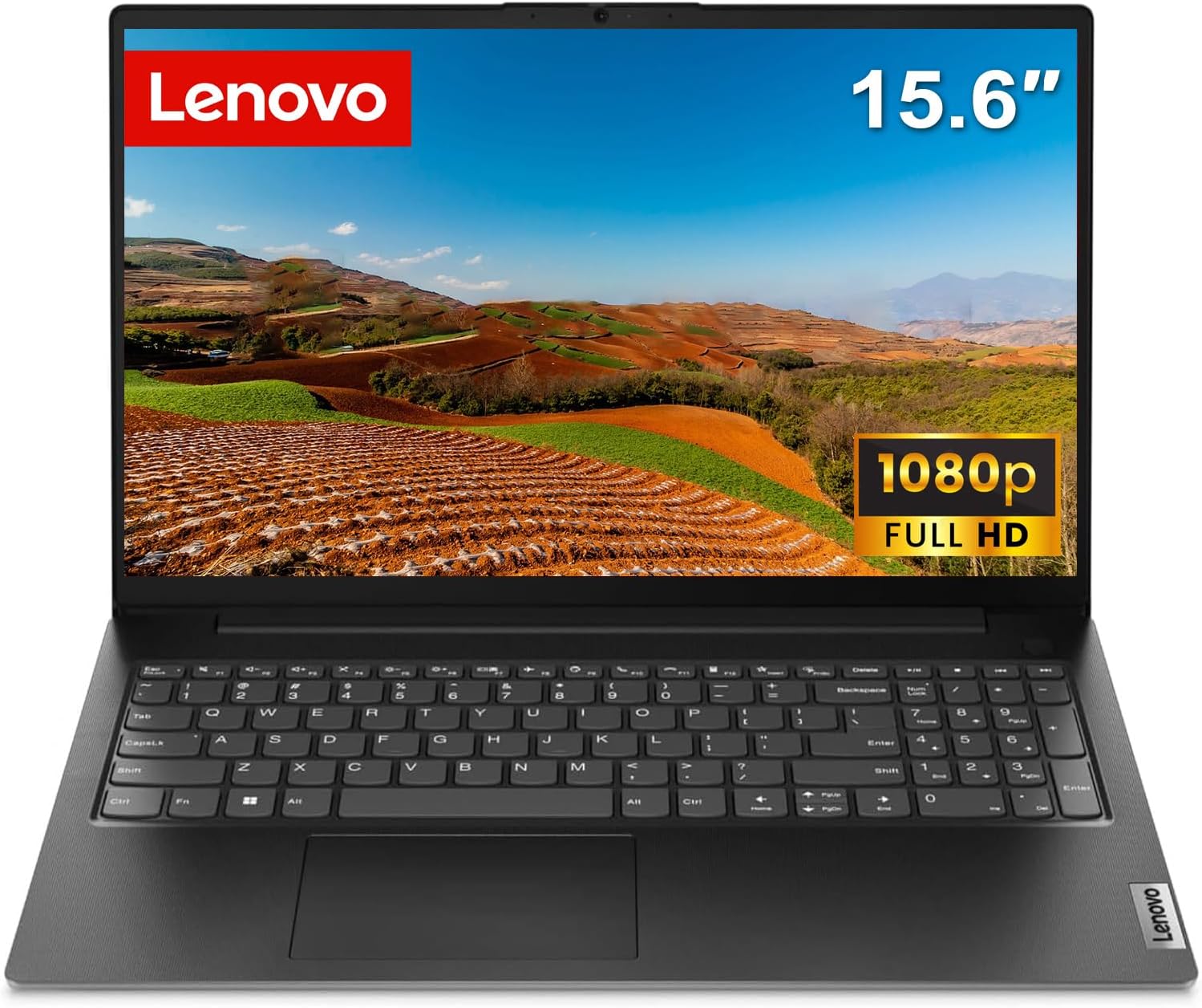 Lenovo 15.6' Laptop Computer for Business and Home, FHD, Intel Processor, 16GB DDR4 RAM, 1TB PCIe SSD, WiFi 6, Bluetooth 5.2, HDMI, Type-C, Black
