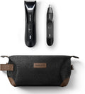 MANSCAPED® The Perfect Duo 5.0 Contains: The Lawn Mower® 5.0 Ultra Electric Groin & Body Hair Trimmer, Weed Whacker® 2.0 Nose & Ear Hair Trimmer, The Shed Toiletry Bag
