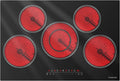 GASLAND 30 Inch Electric Cooktop 5 Burners, 8200W Built-in Radiant Glass Stove Top, 220V Electric Ceramic Cooktop with 9 Power Levels, Slide Touch Control, Child Safety Lock &Timer, Hard Wire