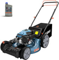 SENIX 21'' Self-Propelled Gas Lawn Mower (FWD), 170 cc 4-Cycle Engine 3.8 HP, 3-in-1 (Bagging/Mulching/Side Discharge), 6-Position Cutting Height Adjustment, 1.7 Bushels Grass Bag