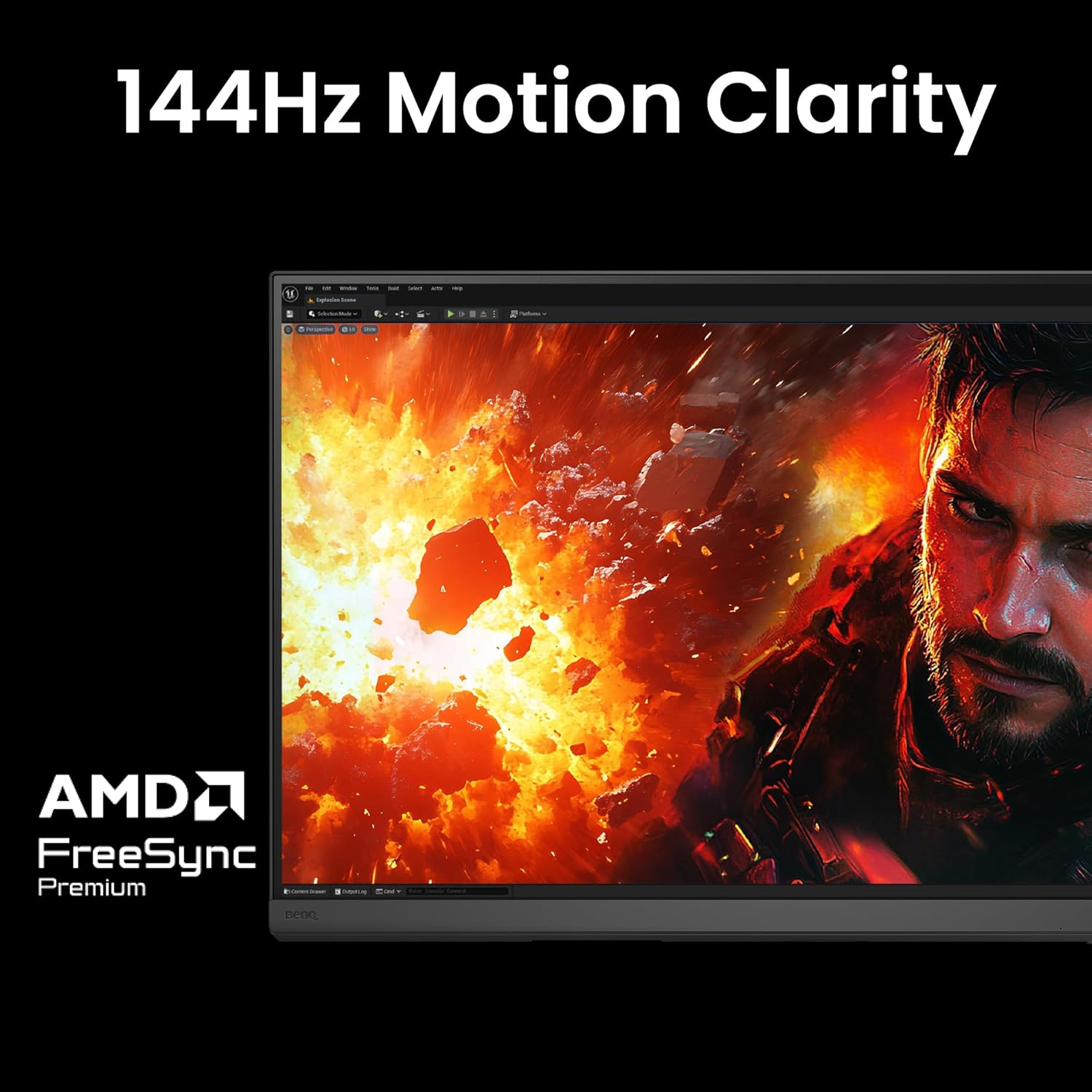 BenQ PD3226G 32' 4K UHD (3840x2160) 144Hz Monitor for Designers, IPS, 95% P3, 100% sRGB, 90W Thunderbolt 4, Software Calibration, KVM, Daisy Chain, Reflection-Free Nano Matte Panel, Height Adjustable