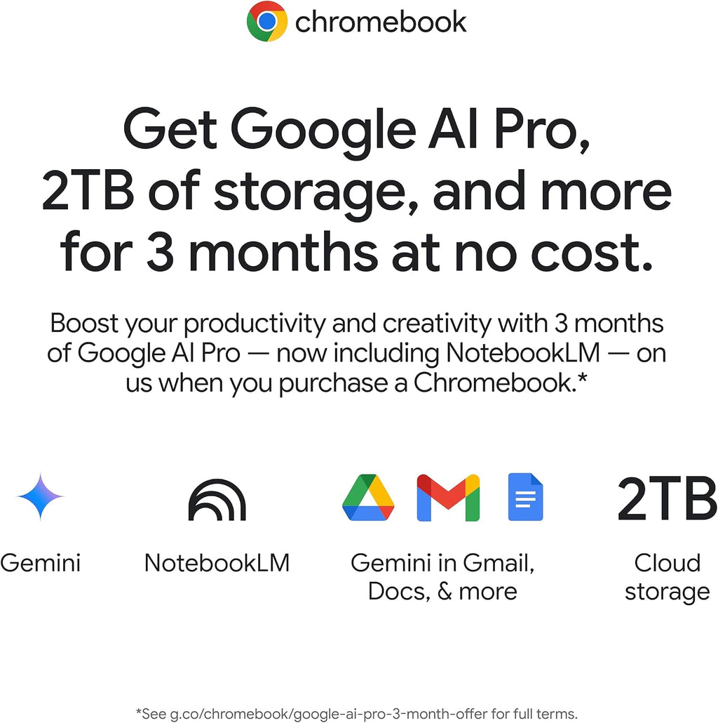 Lenovo IdeaPad Slim 3 Chromebook Laptop - 2024 - Lightweight Laptop - Waves MaxxAudio® Speakers - 14' HD Display -720p Camera - 4GB Memory - 64GB Storage - MediaTek Kompanio 520 - Abyss Blue