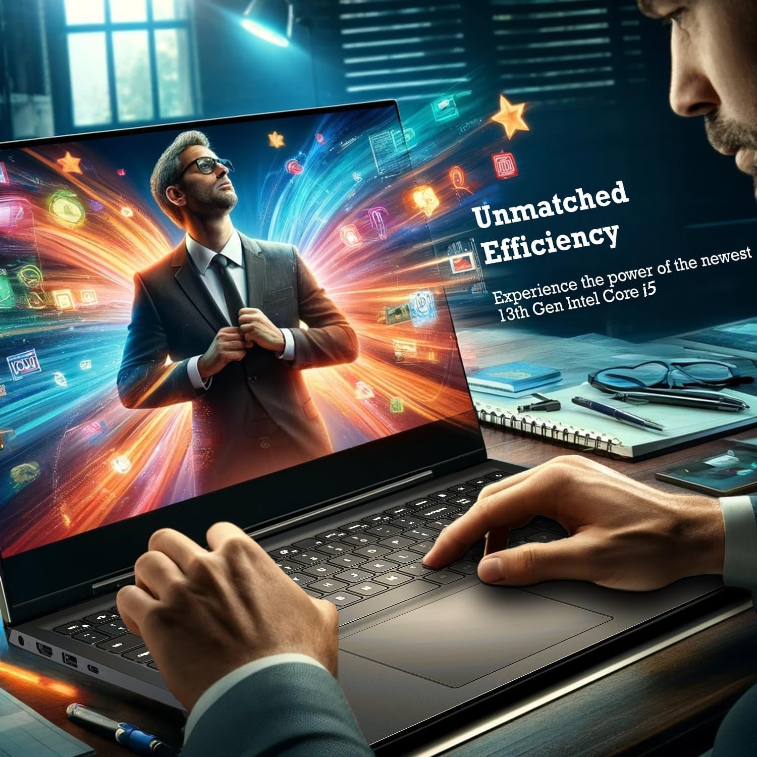 Dell Inspiron 15.6' FHD Touchscreen Laptop Computer | Intel Core i5-1334U CPU | 32GB RAM | 1.5TB Storage (1TB PCIe SSD + 512GB External) | Long Battery Life | Windows 11 Pro with Microsoft Office