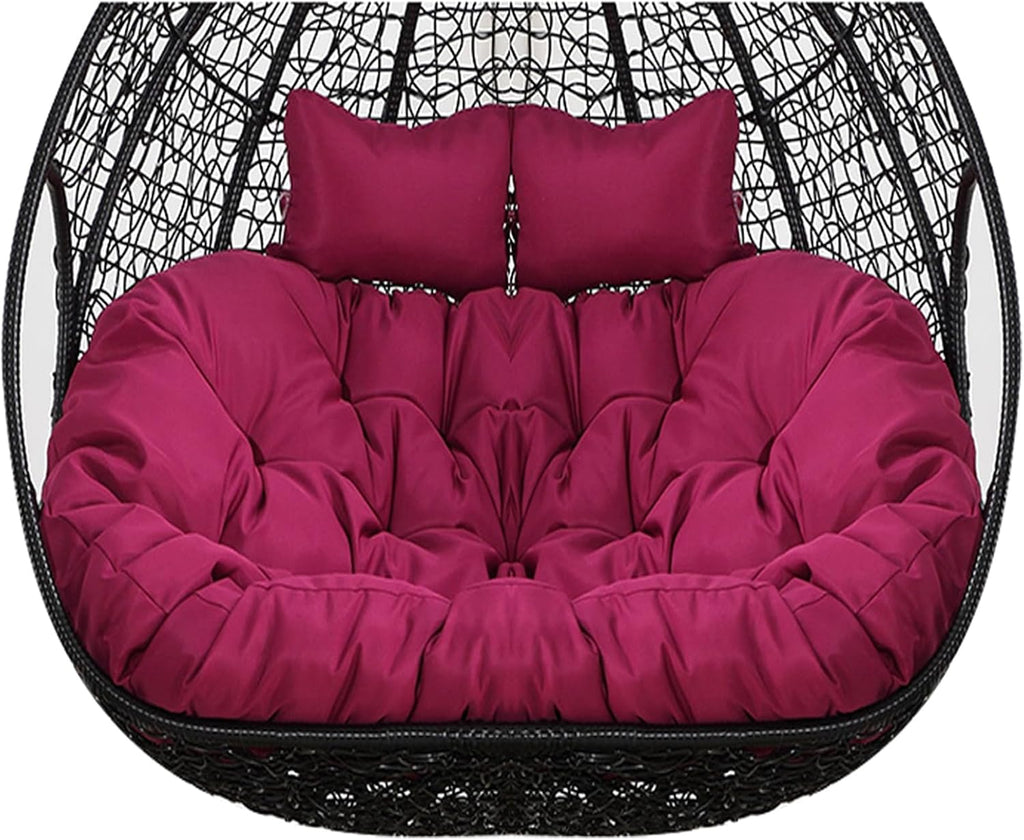 ZTGL Hammock Swing Chair Cushion, Washable Double Egg Chair Cushion Replacement, Removable 2 Persons Hanging Swing Egg Chairs Chair Pads for Indoor Outdoor,C,1 pc 110x150cm