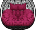 ZTGL Hammock Swing Chair Cushion, Washable Double Egg Chair Cushion Replacement, Removable 2 Persons Hanging Swing Egg Chairs Chair Pads for Indoor Outdoor,C,1 pc 110x150cm