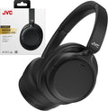 JVC Hybrid Noise Cancelling Wireless Headphones - Best Sound Blocking, Over Ear Design - Bluetooth 5.3 - Dual Mic - 50HR Battery - Detachable Cable - Voice Assistance - Long-Wear Comfort - HAS95N