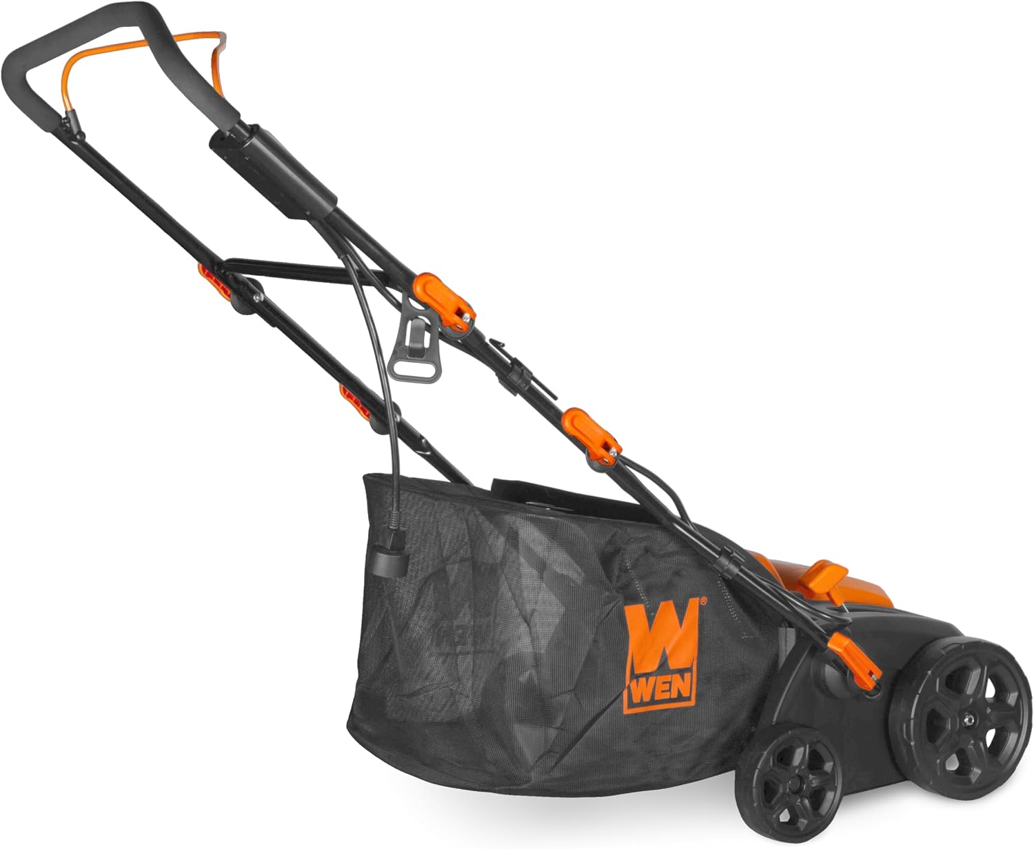 Wen 15-Inch 15-Amp 2-in-1 Electric Dethatcher and Scarifier with Collection Bag (DT1526)