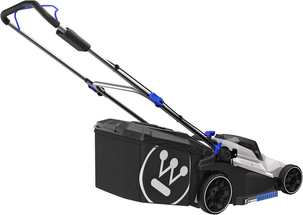 Westinghouse 40V 18 Inch Brushless Cordless (Push) Lawn Mower, 6 Height Positions, 2 4.0Ah Batteries and Charger Included