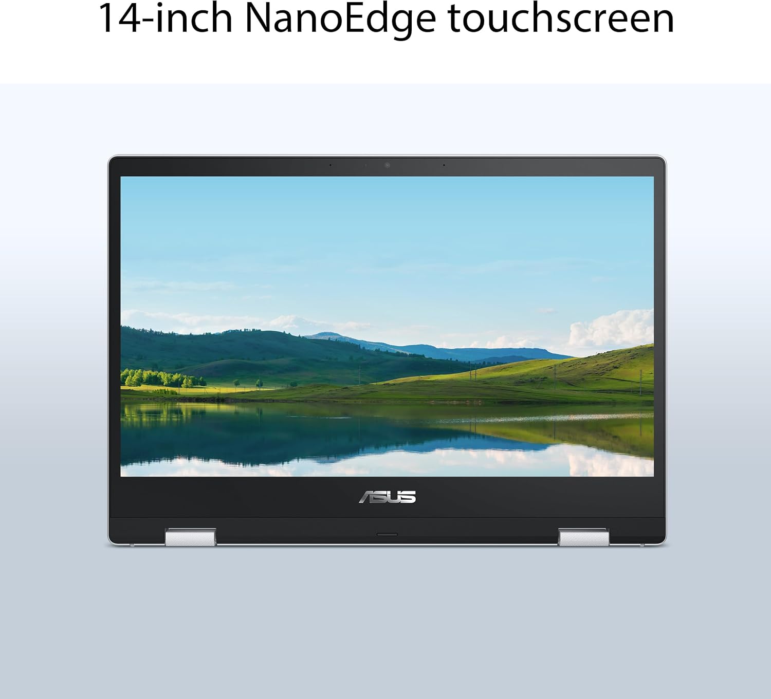 ASUS Chromebook Flip CX1 Convertible Laptop, 14' FHD NanoEdge 360-degree Touchscreen, 128GB eMMC Storage, 8GB RAM, ChromeOS, Transparent Silver, CX1400FKA-AS88F