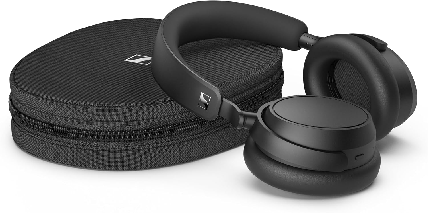 Sennheiser ACCENTUM Plus Wireless Bluetooth Headphones Noise Cancelling - Quick-Charge Feature, 50-Hr Battery Playtime, Adaptive Hybrid ANC, Bluetooth Over Ear Headphones for Traveling, School, Black