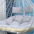 Double Rocking Chair Cushion, Non-Slip Swing Cushion, Removable Hanging Basket Cushion, 150x110 Cm Large Size, Multifunctional Cushion for Indoor and Outdoor Use (Color 5)