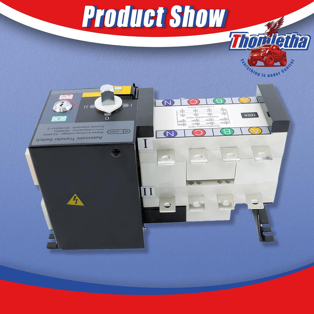 4P 160A Industrial Automatic Transmission Switch ATS AC Generator Set 220V Dual Power Switching Switch