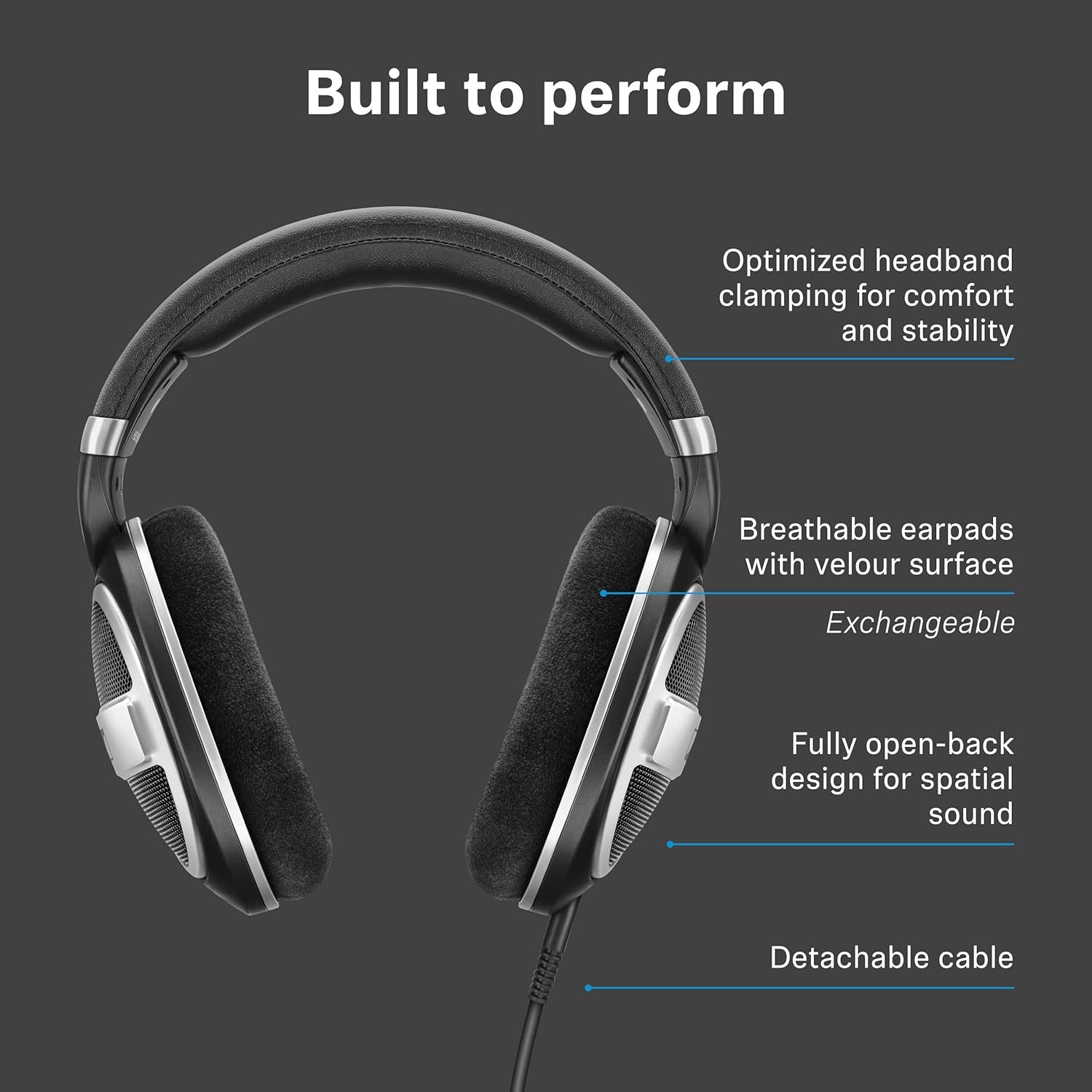 Sennheiser HD 599 - Open Headphones, Special Edition, Black, Wired