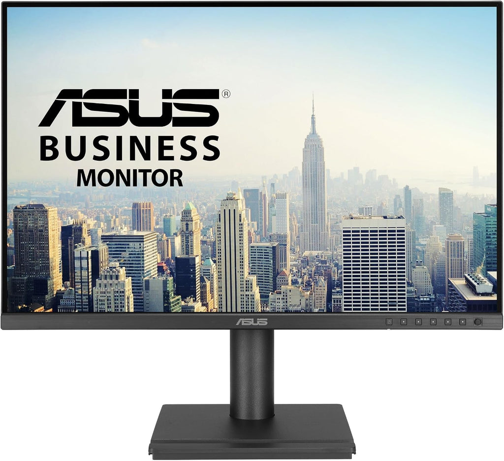 ASUS 24' Business Monitor (BE248QF) - WUXGA (1920x1200), IPS, 100Hz, Frameless, Speakers, Height Adjustable, Ergonomic Design, HDMI, Eye Care, VESA Wall Mountable, 3 yr Warranty