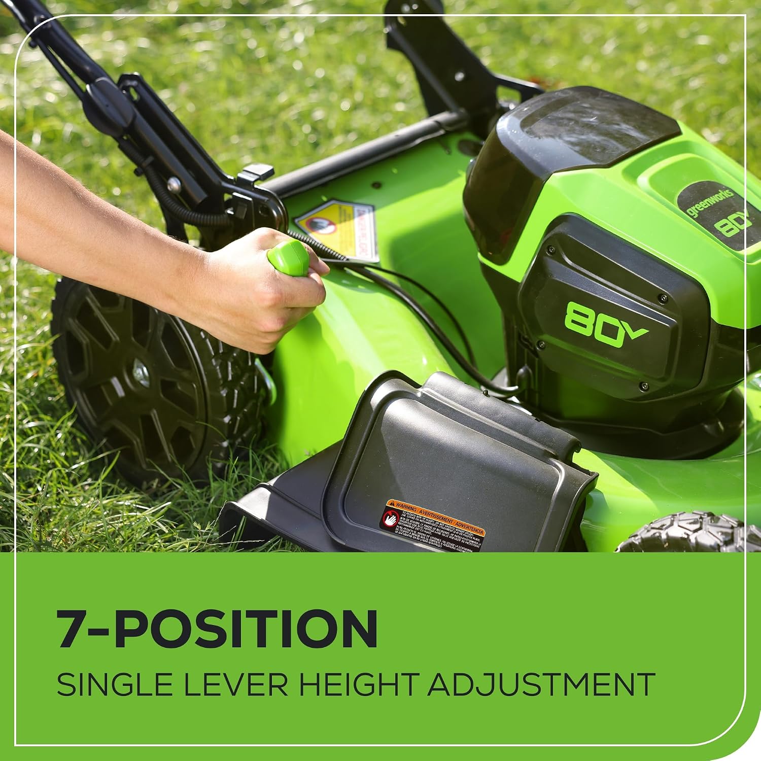 Greenworks 80V 21' Brushless (Self-Propelled) Cordless Electric Lawn Mower + (580 CFM) Axial Leaf Blower (75+ Compatible Tools), 4.0Ah Battery and 60 Minute Rapid Charger, Green and Black