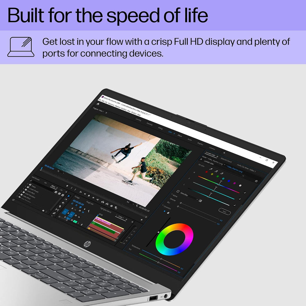 HP 15.6 inch Laptop PC, Processor: 13th Generation Intel® Core™ i7, Graphics: Intel® Iris® Xe Graphics, 16 GB DDR4-3200 MHz RAM, 512GB SSD, Windows 11 Home (Silver, 15-fd0099nr)