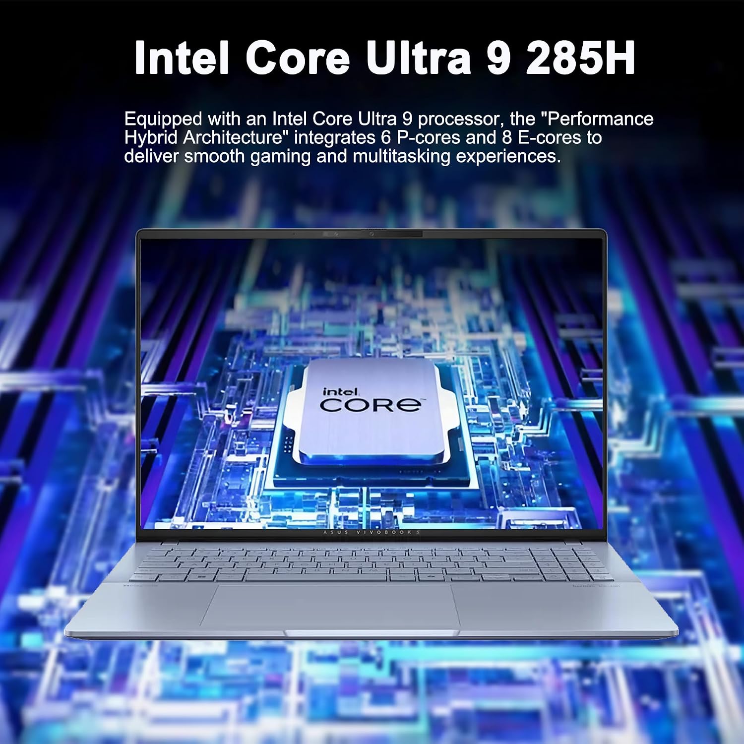 ASUS Vivobook S16 AI PC Laptop 16' 2.8k OLED 120Hz (600nits HDR, 100% DCI-P3) Intel 16-core Ultra 9 285H 32GB DDR5 4TB SSD Backlit for Creator Business Professional Work Win11 ICP Hub
