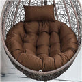 Indoor Outdoor Rocking Chair Cushion Soft Thick Comfortable Hanging Egg Hammock Chair Seat Pad Removable Thick Hanging Basket Chair Cushion Washable