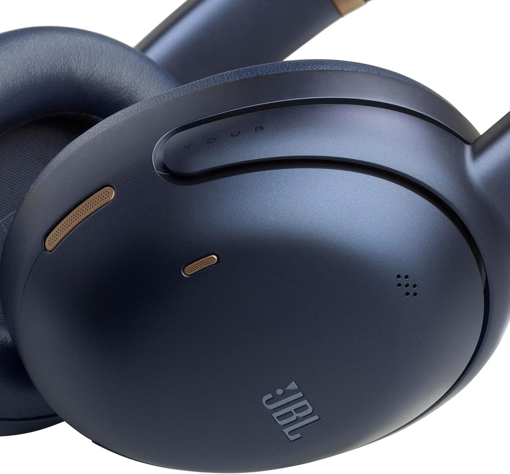 JBL Tour One M3 Smart Tx - Wireless Over-Ear Noise Cancelling Headphones with Smart Transmitter, Hi-Res Audio (3.5mm or USB-C), Spatial 360 Sound with Head Tracking & 70Hrs of Playback (Blue)