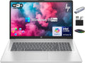 HP 17 Laptop 2025 Business Student, AI Copilot, 17.3' HD+ Computer, 8-Core Intel i3 CPU, 16GB RAM, 1TB Storage (512GB SSD + 500GB Ext), Wi-Fi 6, MarxsolAccessory, Lifetime Office 2024, Win 11 Pro