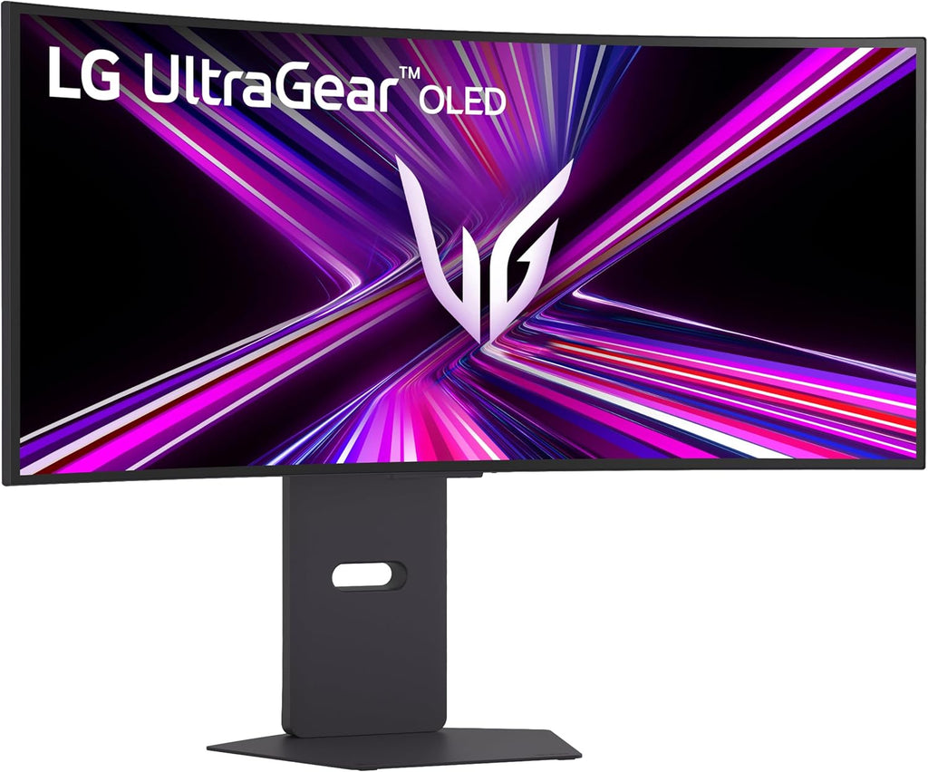 LG 34GX900A-B 34-Inch Ultragear WQHD (3440 x 1440) OLED Curved Gaming Monitor, 240Hz, 0.03ms, NVIDIA G-Sync, VESA DisplayHDR True Black 400, HDMI 2.1, DisplayPort, USB Type-C PD 65W, Black